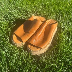 Women’s Diba True Leather Slide Sandals